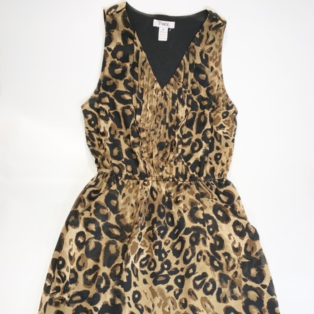 Pinky | Leopard Print Dress Size Medium